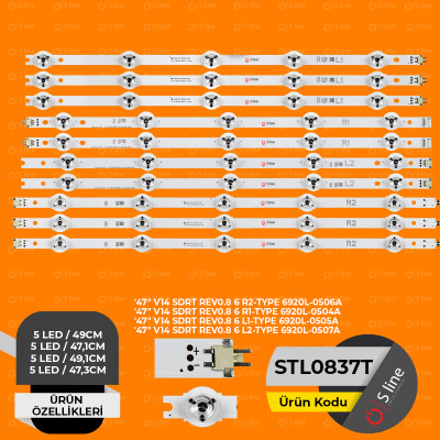 47"V14 SDRT REVO.8 6R2-TYPE 6920L-0506A TV LED